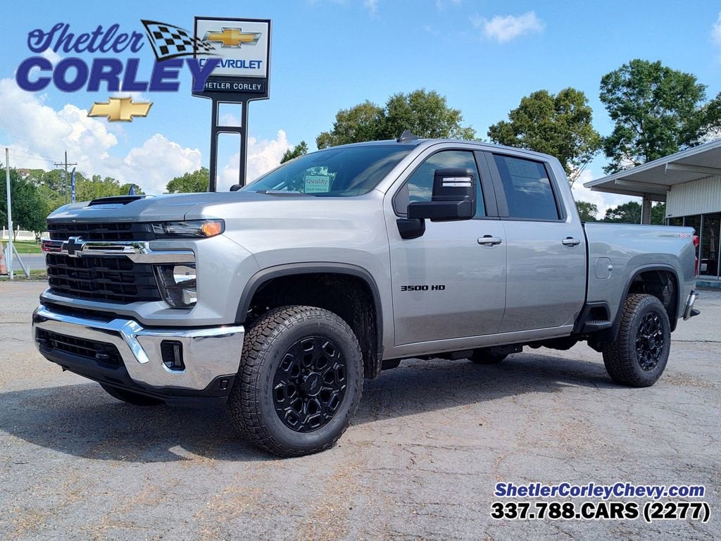 2026 Chevrolet Silverado 3500 HD LT in Sterling Gray Metallic — front three-quarter view