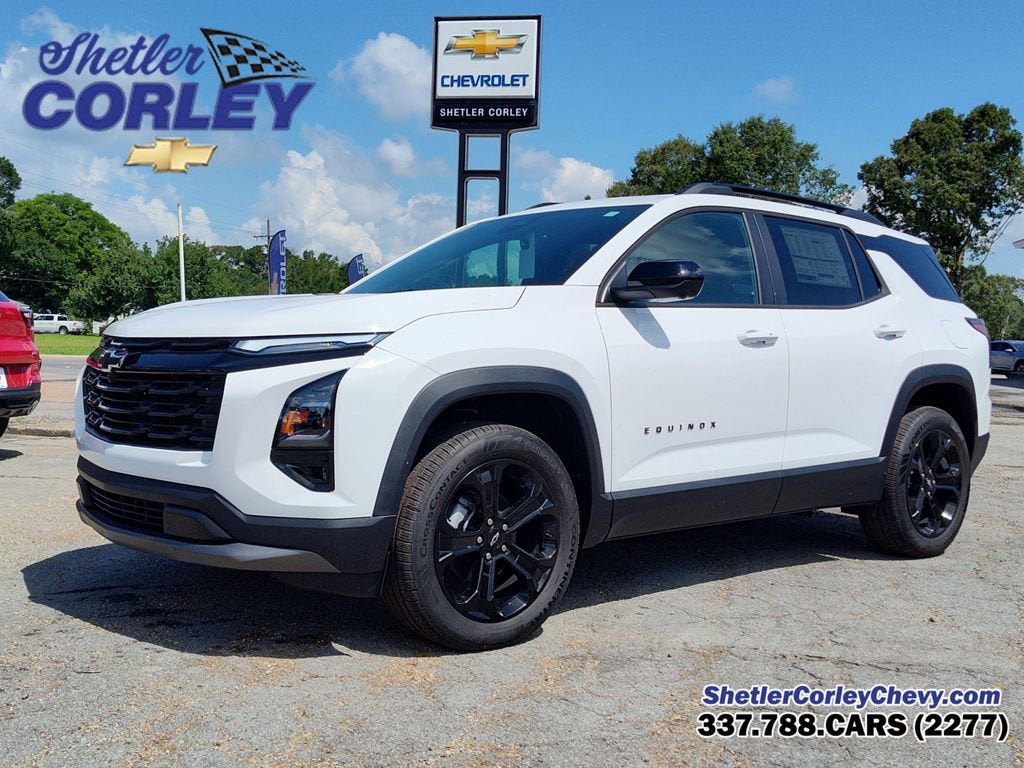 2026 Chevrolet Equinox LT in Summit White — front three-quarter view