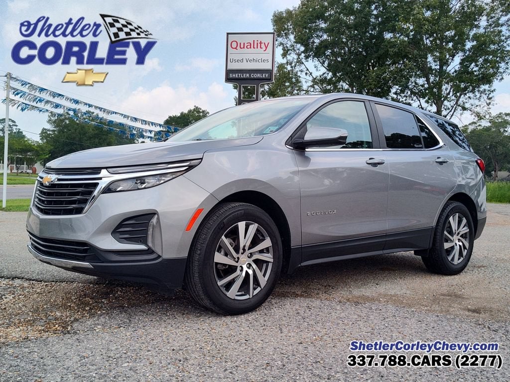 2024 Chevrolet Equinox LT in Sterling Gray Metallic — front three-quarter view