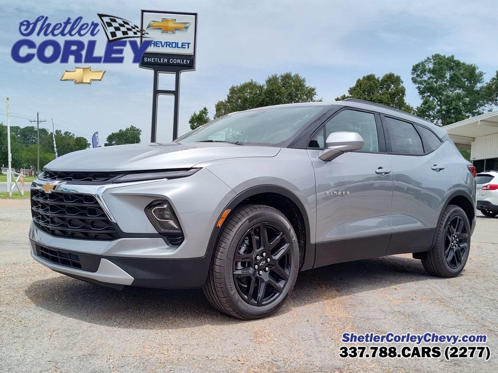2026 Chevrolet Blazer 2LT in Sterling Gray Metallic — front three-quarter view