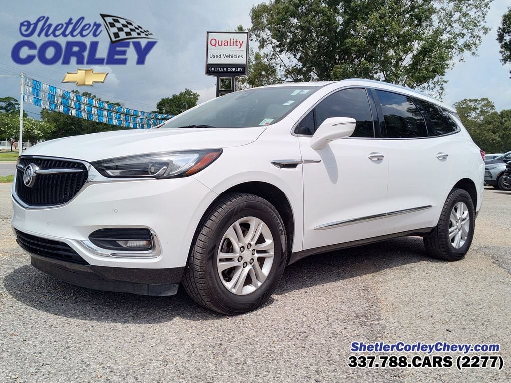 2019 Buick Enclave Premium in (Includes Pitch Dark Night Lower Exterior Accent Color. — front three-quarter view