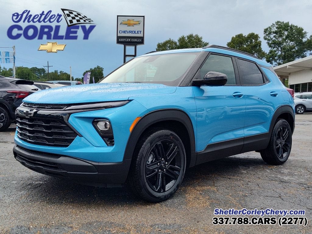 2026 Chevrolet Trailblazer LT in Marina Blue Metallic — front three-quarter view